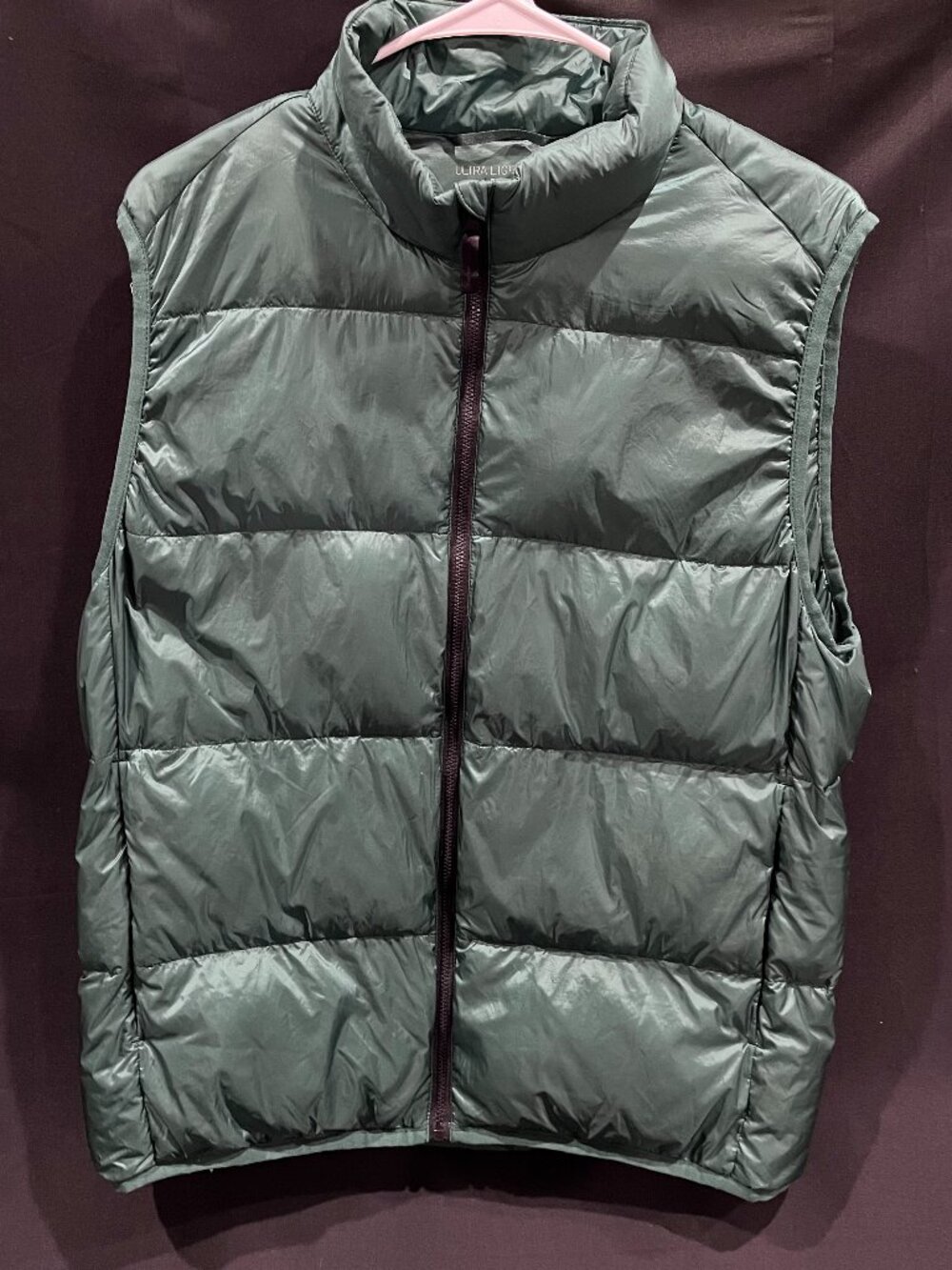 UNIQLO Ultra Light Down Vest Puffer Green Men’s Size Medium M
